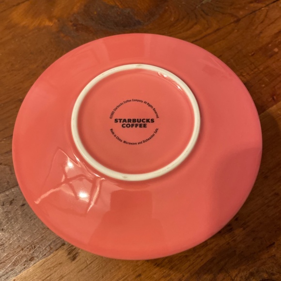 Vintage ( circa 2005) Starbucks heart coffee cup and saucers - Picture 3 of 4